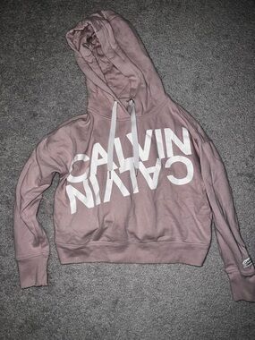 Calvin Klein Dusty Rose Logo Hoodie